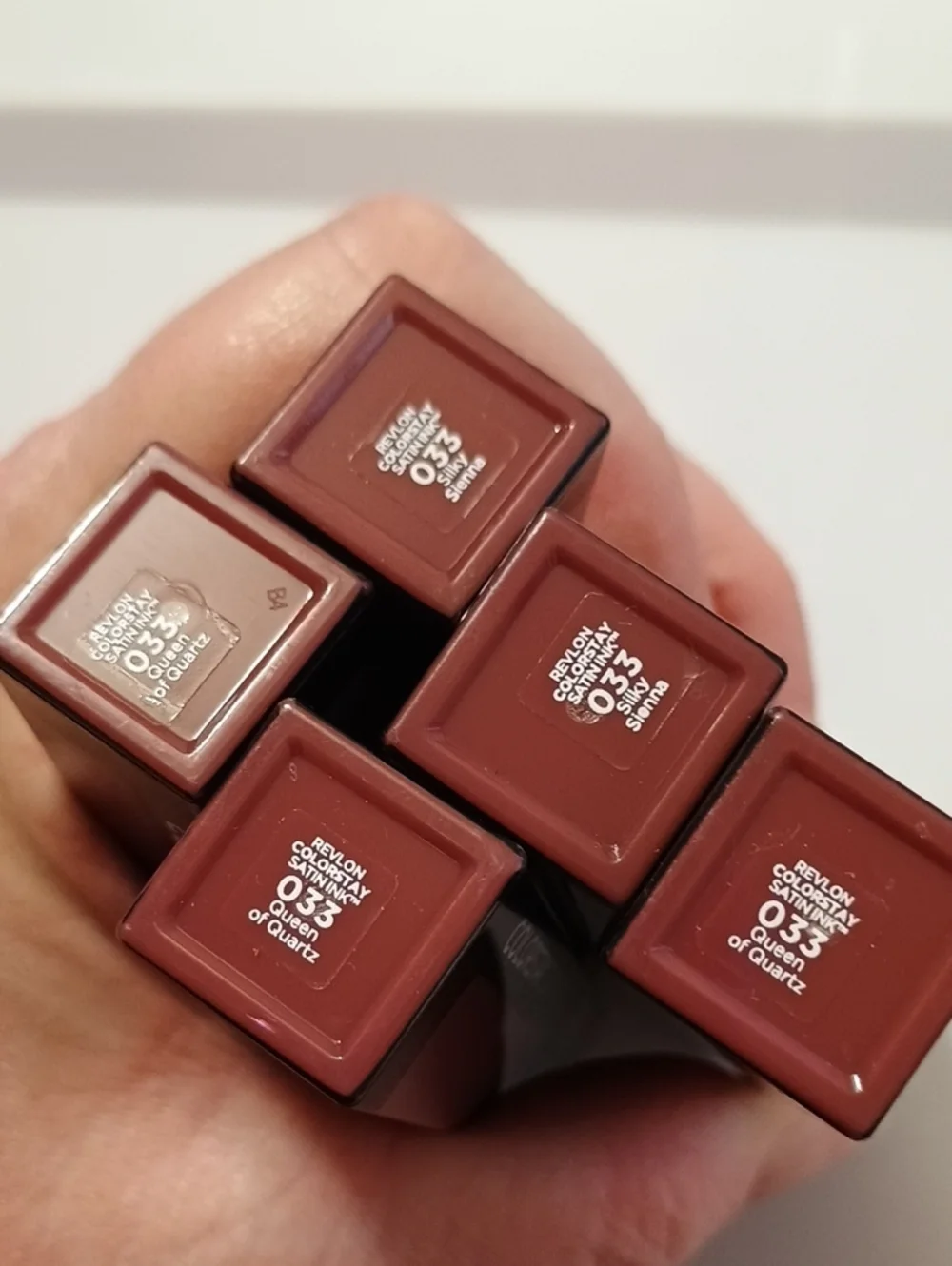 5 x Revlon ColorStay Satin Ink Crown Jewels Lipstick, 033 Queen of Quartz